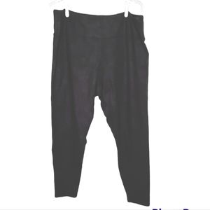 Maurices Black High Rise Shimmery Leggings Womens Size XXL Regular